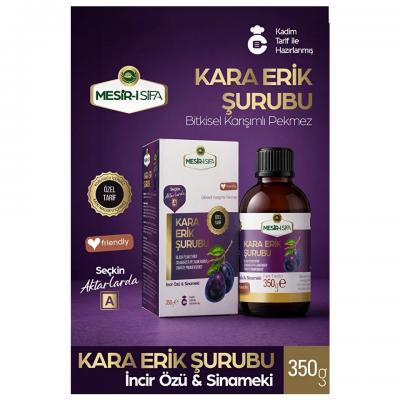 Mesirişifa Kara Erik Şurubu İncir Özü ve Sinameki İçerikli Erik Şurubu 350g