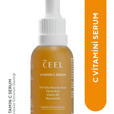 The Ceel Leke Karşıtı Aydınlatıcı Vitamin C Serum Glutatyon, Ferulic Asit, Ascorbic Asit 30 ml